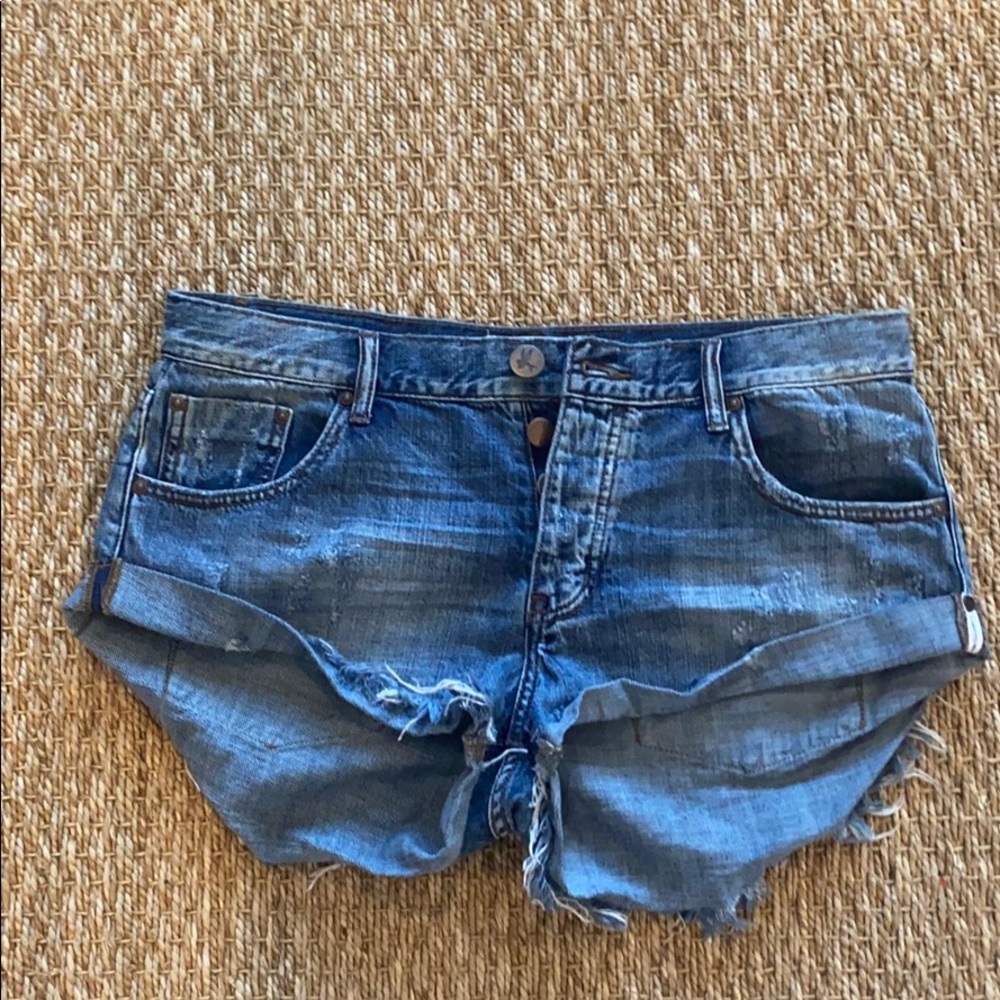 One Teaspoon Bandits Denim Shorts